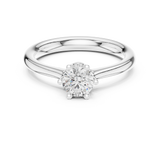 Ladies Ring DDLR-560@7 - White Gold - Image