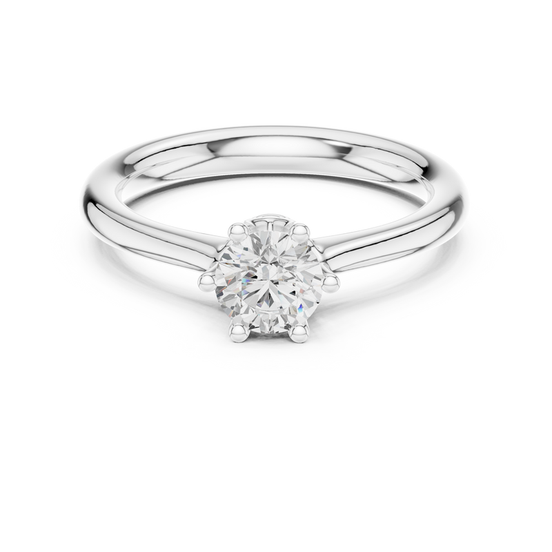 Ladies Ring DDLR-560@7 - White Gold - Image
