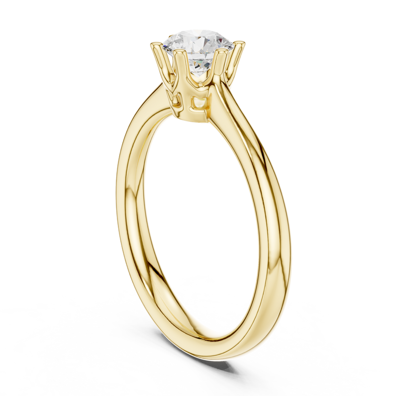 Ladies Ring DDLR-560@7 - Yellow Gold - Image