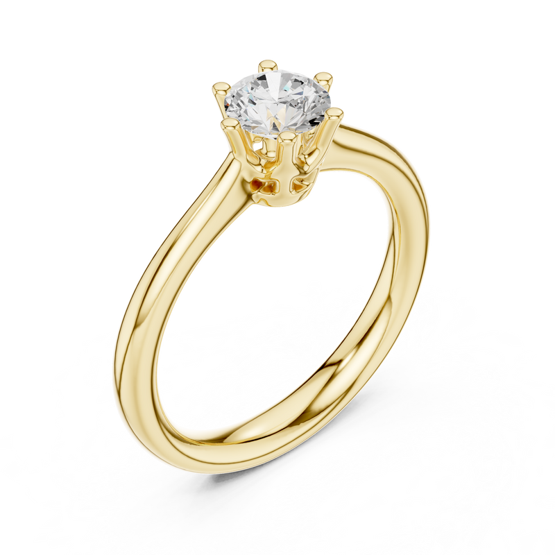 Ladies Ring DDLR-560@7 - Yellow Gold - Image