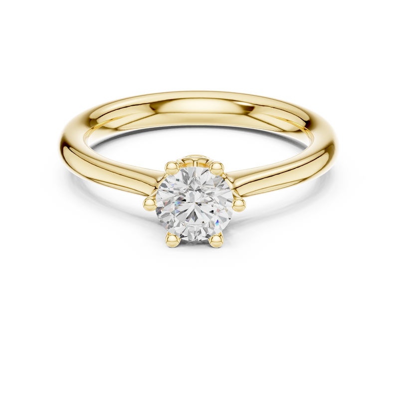 Ladies Ring DDLR-560@7 - Yellow Gold - Image