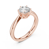 Ladies Ring DDLR-561@7 - Rose Gold - Image