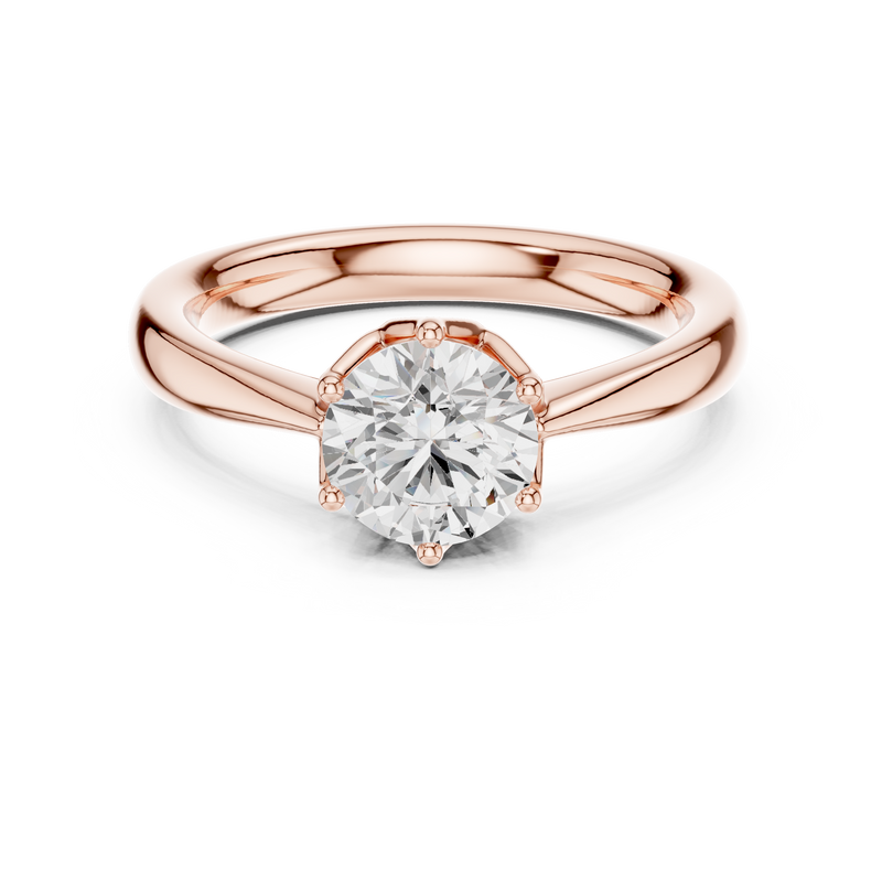 Ladies Ring DDLR-561@7 - Rose Gold - Image