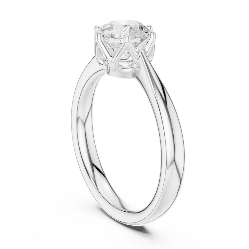 Ladies Ring DDLR-561@7 - White Gold - Image