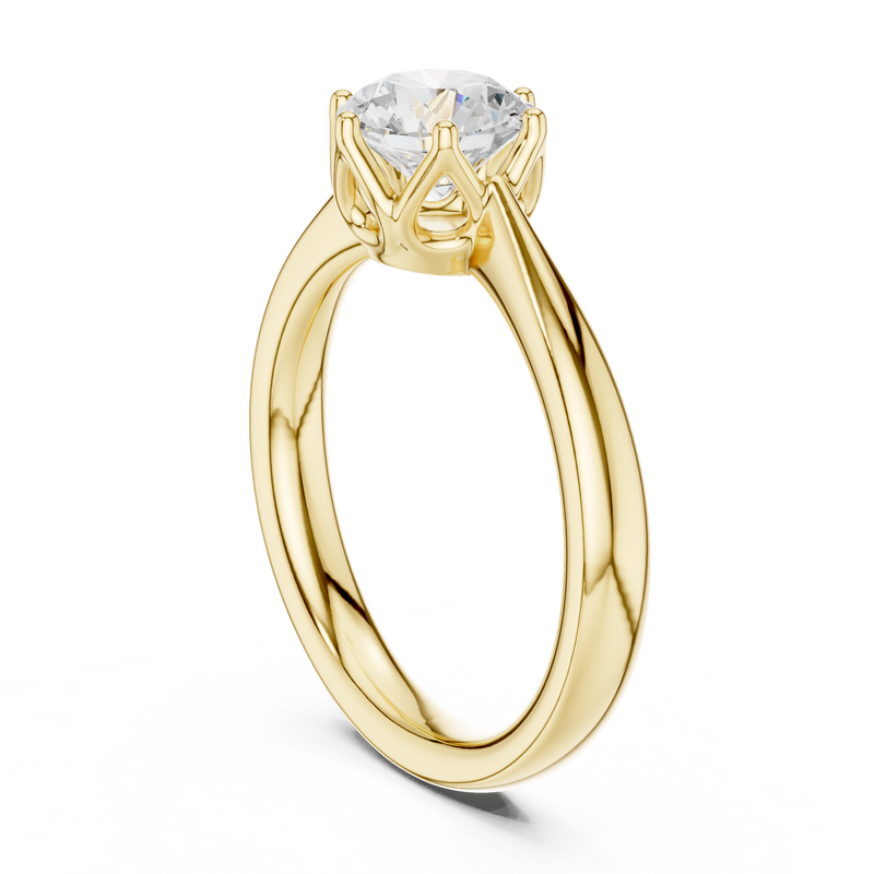 Ladies Ring DDLR-561@7 - Yellow Gold - Image