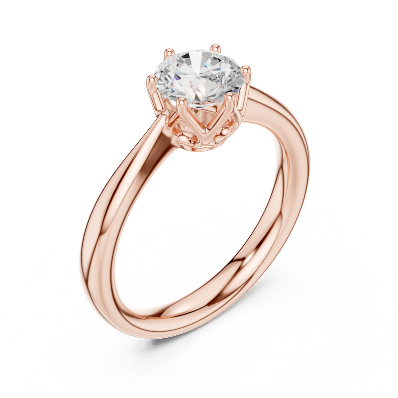Ladies Ring DDLR-562@7 - Rose Gold - Image