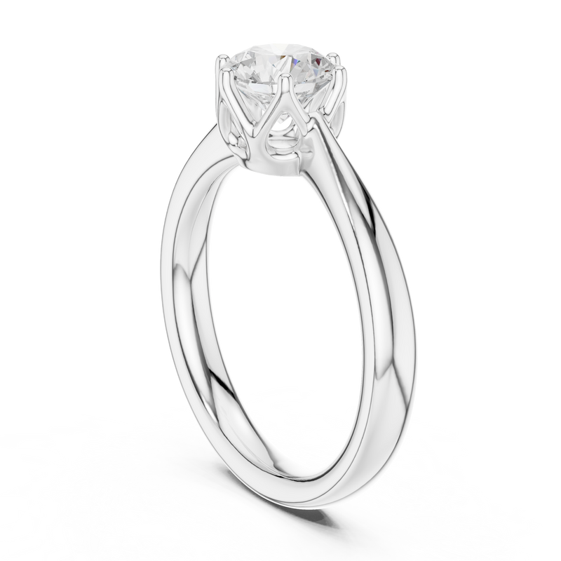 Ladies Ring DDLR-562@7 - White Gold - Image