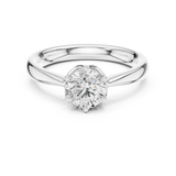 Ladies Ring DDLR-562@7 - White Gold - Image