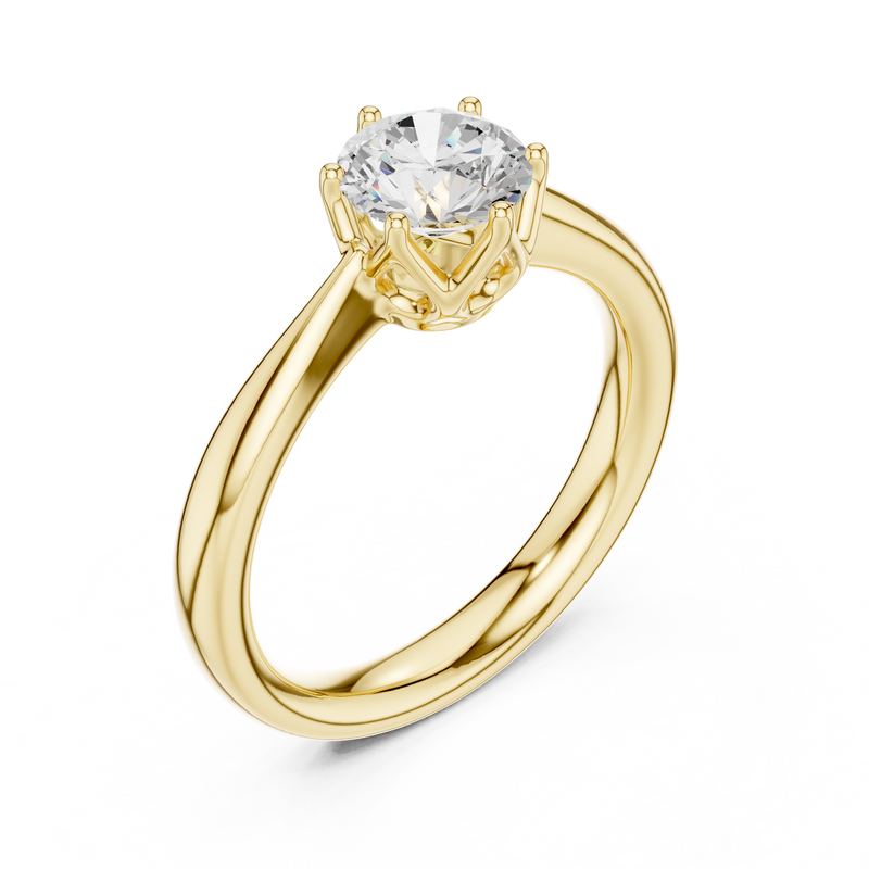 Ladies Ring DDLR-562@7 - Yellow Gold - Image