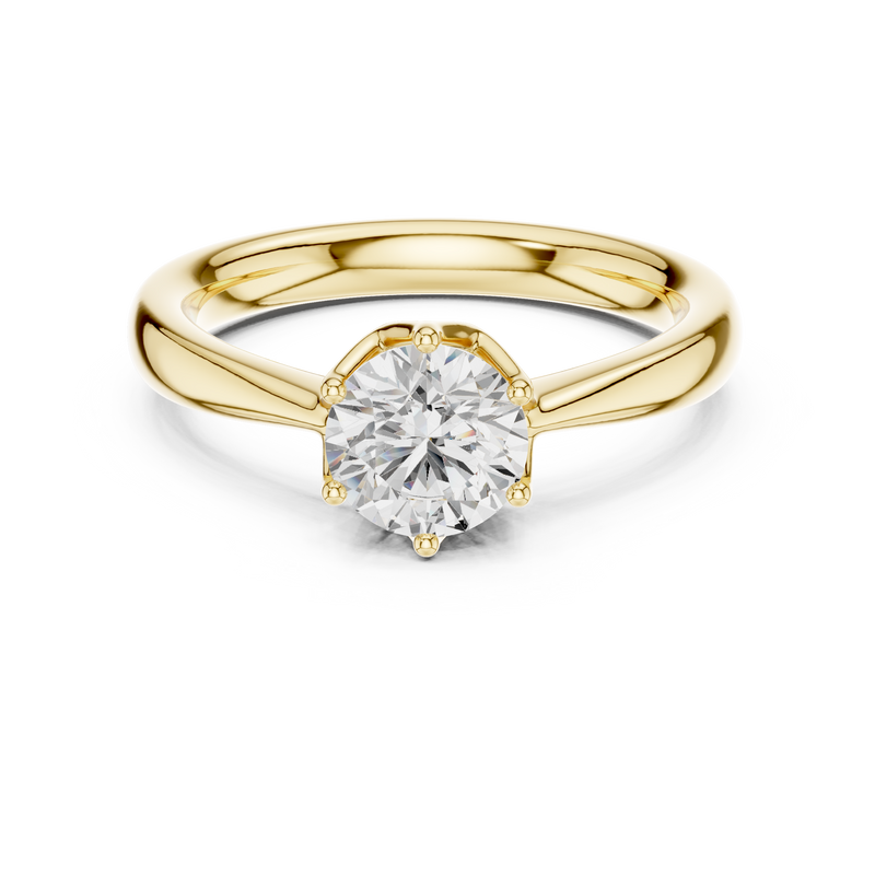 Ladies Ring DDLR-562@7 - Yellow Gold - Image