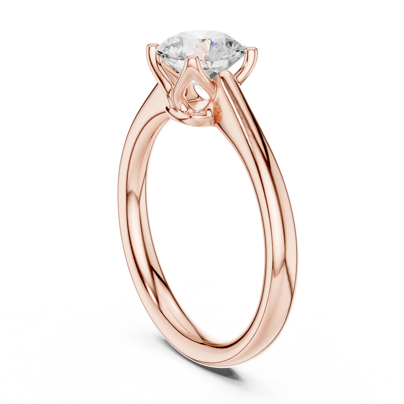 Ladies Ring DDLR-563@7 - Rose Gold - Image