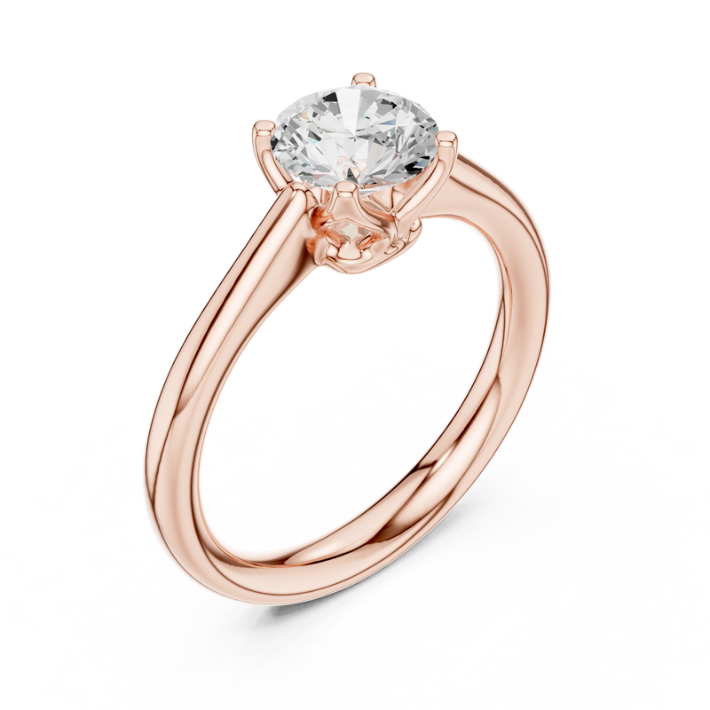 Ladies Ring DDLR-563@7 - Rose Gold - Image