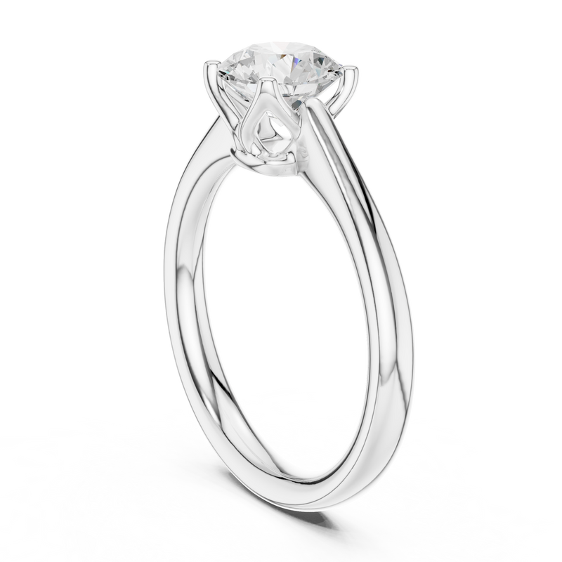 Ladies Ring DDLR-563@7 - White Gold - Image