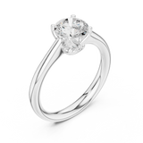 Ladies Ring DDLR-563@7 - White Gold - Image