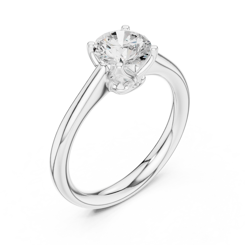 Ladies Ring DDLR-563@7 - White Gold - Image