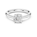 Ladies Ring DDLR-563@7 - White Gold - Image