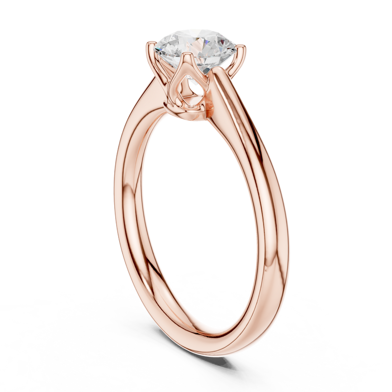 Ladies Ring DDLR-564@7 - Rose Gold - Image