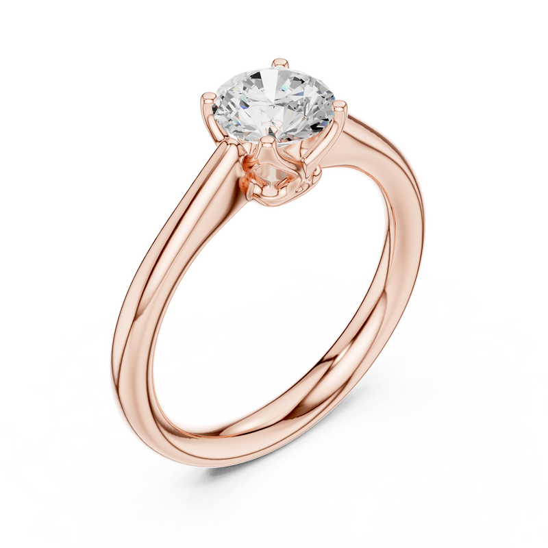 Ladies Ring DDLR-564@7 - Rose Gold - Image