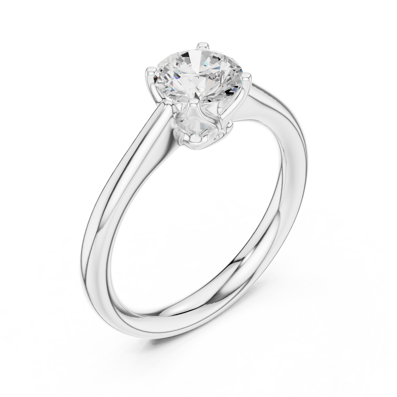 Ladies Ring DDLR-564@7 - White Gold - Image