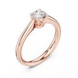 Ladies Ring DDLR-565@7 - Rose Gold - Image