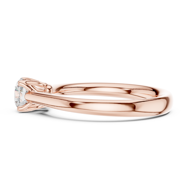Ladies Ring DDLR-565@7 - Rose Gold - Image