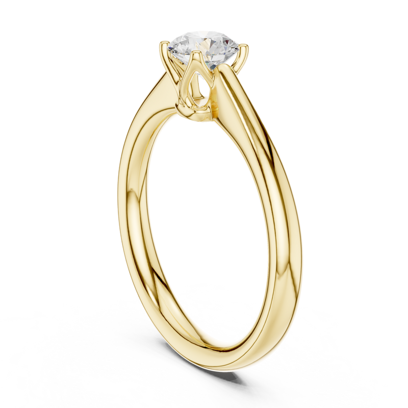 Ladies Ring DDLR-565@7 - Yellow Gold - Image