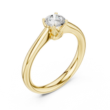 Ladies Ring DDLR-565@7 - Yellow Gold - Image
