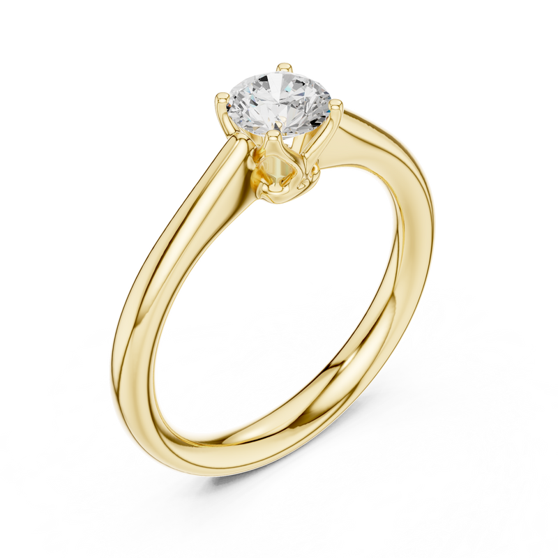 Ladies Ring DDLR-565@7 - Yellow Gold - Image