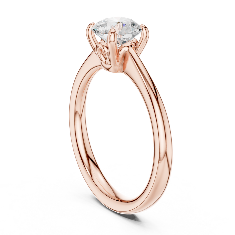 Ladies Ring DDLR-566@7 - Rose Gold - Image