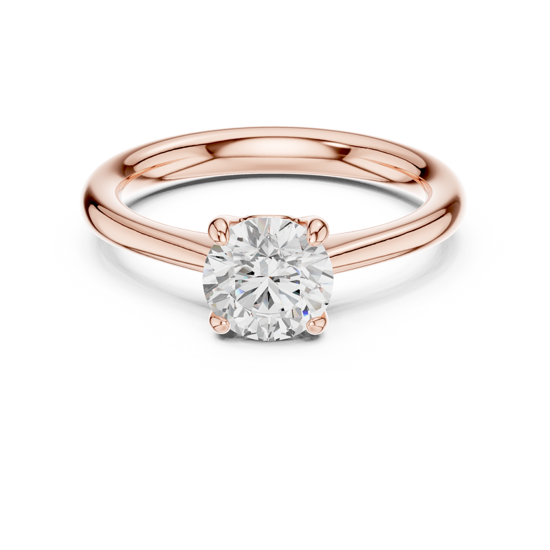 Ladies Ring DDLR-566@7 - Rose Gold - Image