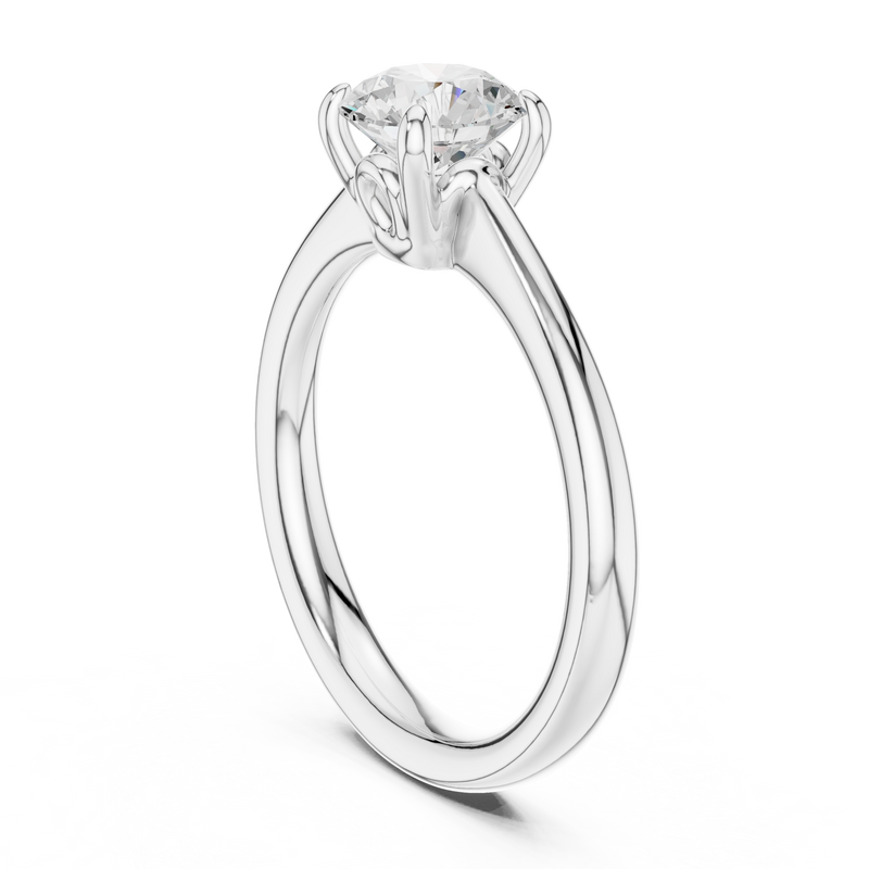 Ladies Ring DDLR-566@7 - White Gold - Image