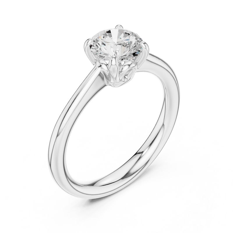 Ladies Ring DDLR-566@7 - White Gold - Image