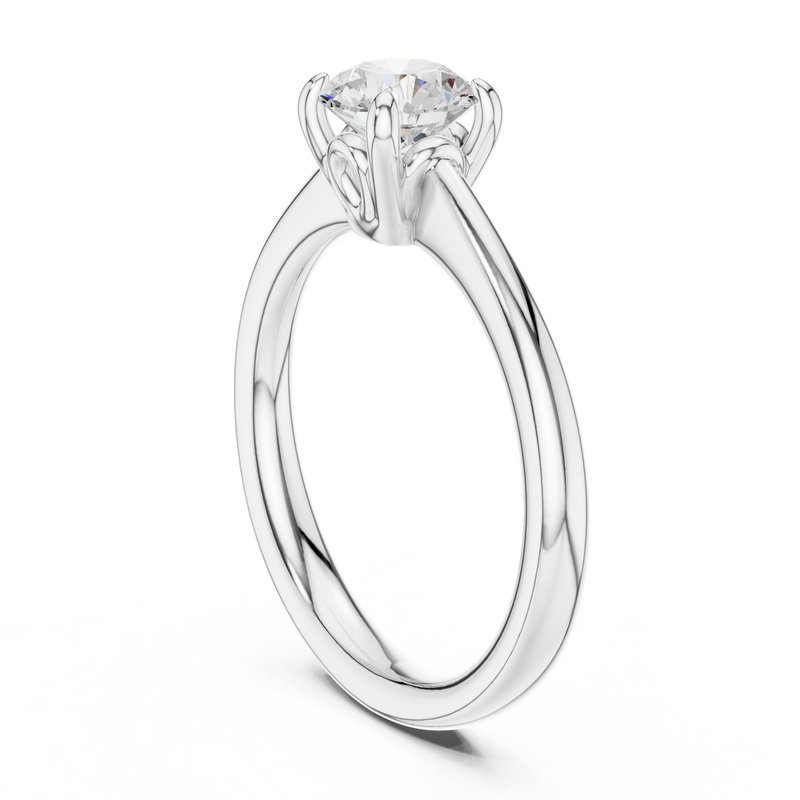 Ladies Ring DDLR-567@7 - White Gold - Image