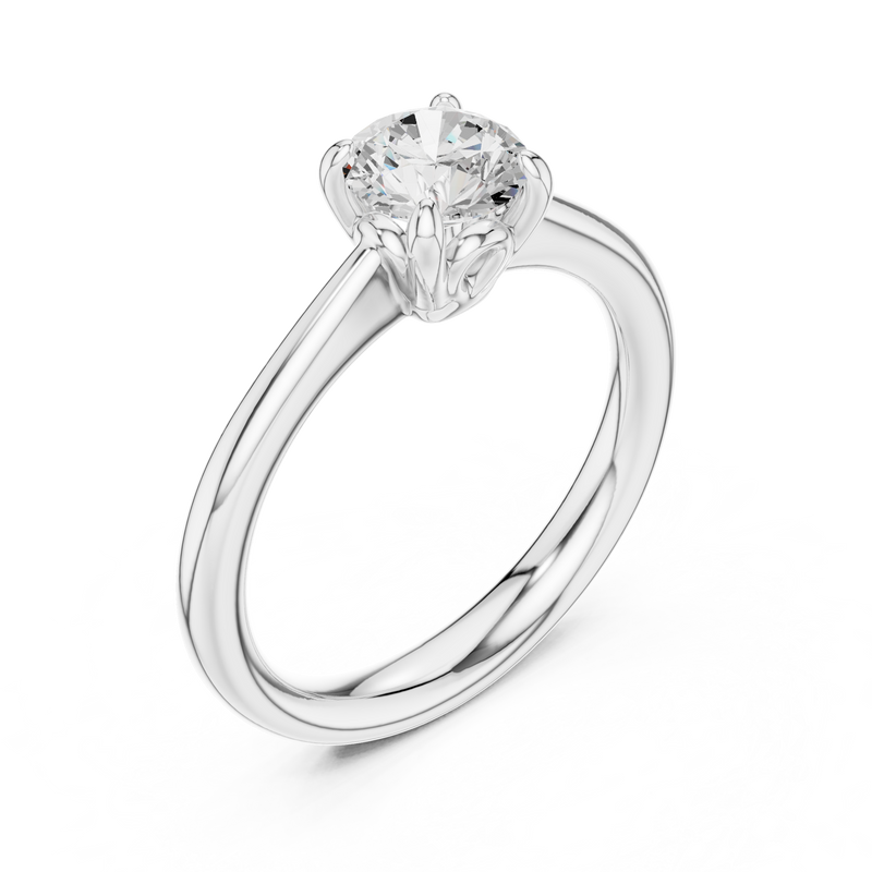 Ladies Ring DDLR-567@7 - White Gold - Image