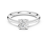 Ladies Ring DDLR-567@7 - White Gold - Image
