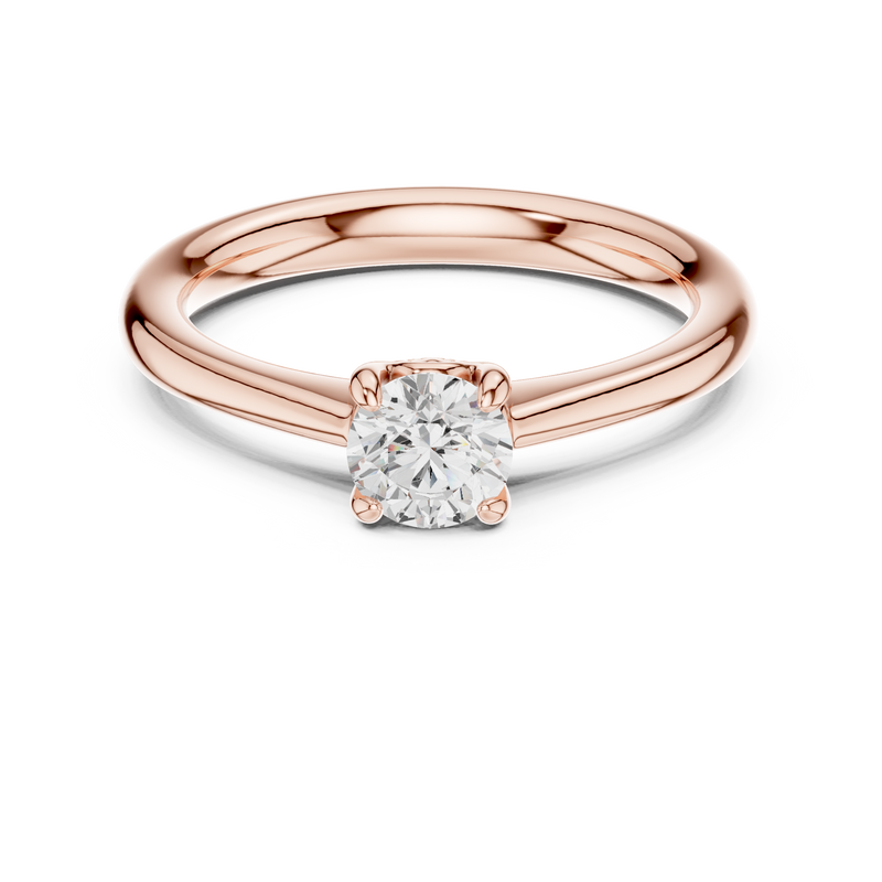 Ladies Ring DDLR-568@7 - Rose Gold - Image