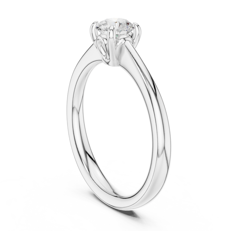 Ladies Ring DDLR-568@7 - White Gold - Image