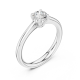 Ladies Ring DDLR-568@7 - White Gold - Image