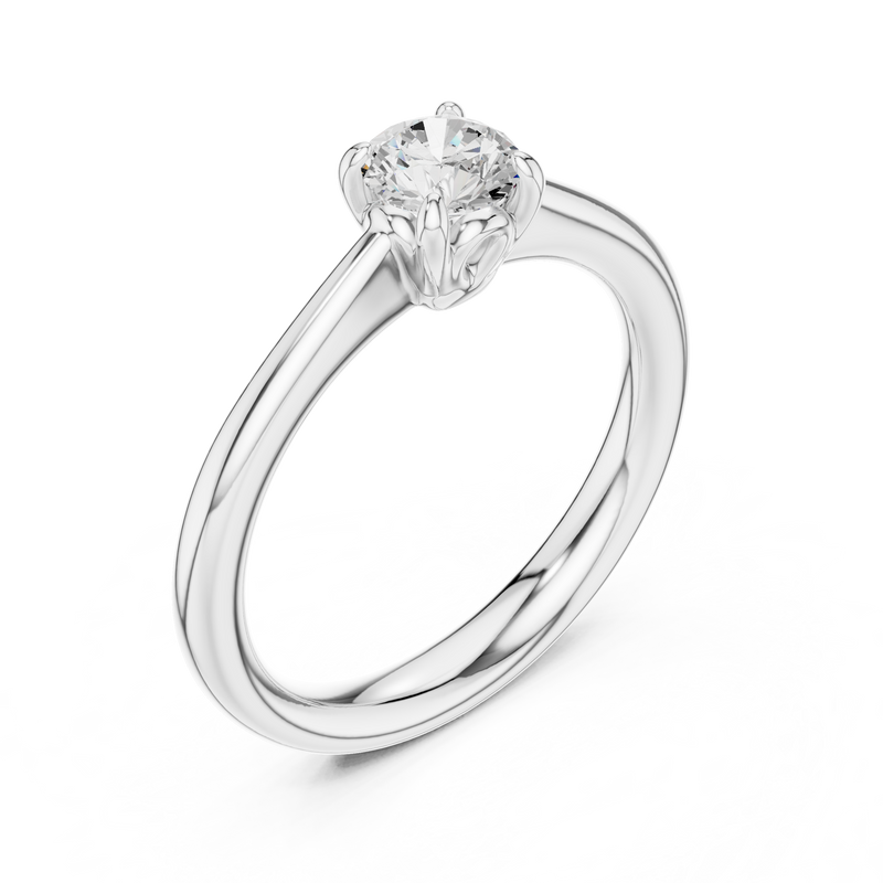 Ladies Ring DDLR-568@7 - White Gold - Image