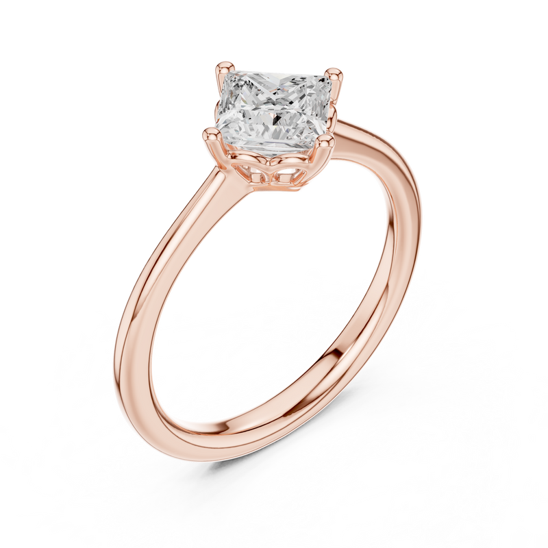 Ladies Ring DDLR-570@7 - Rose Gold - Image
