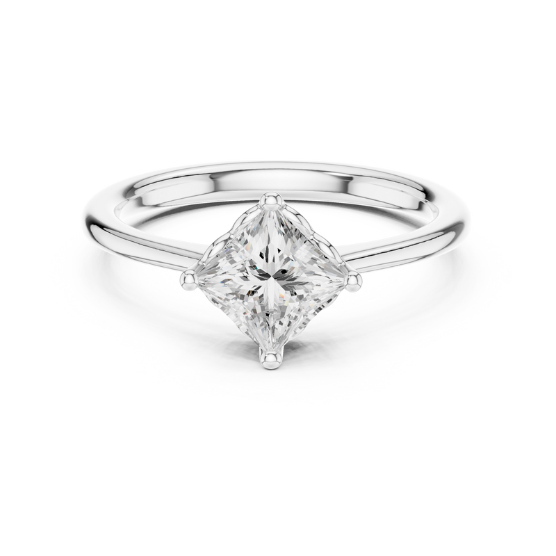Ladies Ring DDLR-570@7 - White Gold - Image
