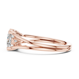 Ladies Ring DDLR-574@7 - Rose Gold - Image