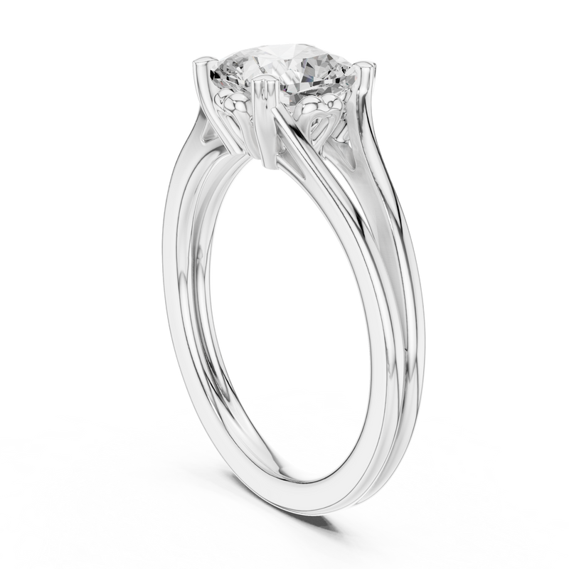 Ladies Ring DDLR-574@7 - White Gold - Image