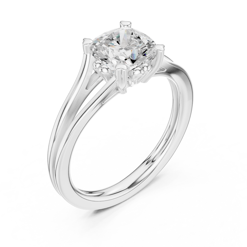 Ladies Ring DDLR-574@7 - White Gold - Image