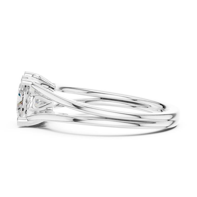 Ladies Ring DDLR-574@7 - White Gold - Image