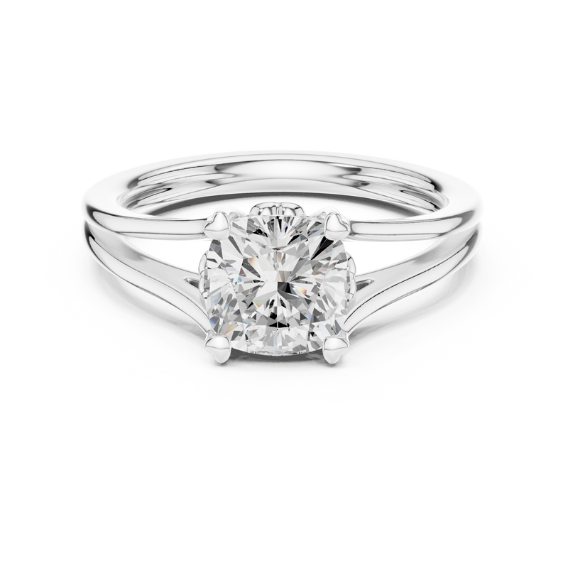 Ladies Ring DDLR-574@7 - White Gold - Image