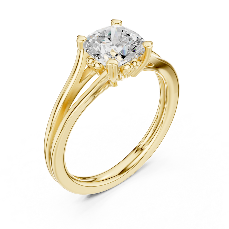 Ladies Ring DDLR-574@7 - Yellow Gold - Image