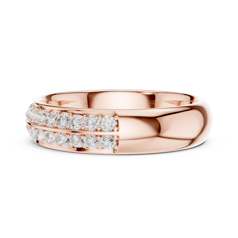 Ladies Ring DDLR-576@7 - Rose Gold - Image