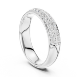 Ladies Ring DDLR-576@7 - White Gold - Image