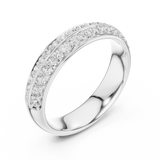 Ladies Ring DDLR-576@7 - White Gold - Image